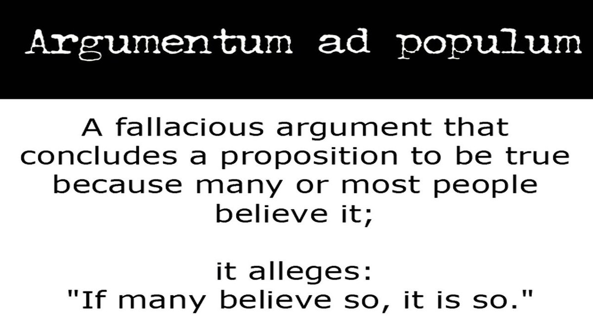 Argumentum Ad Populum